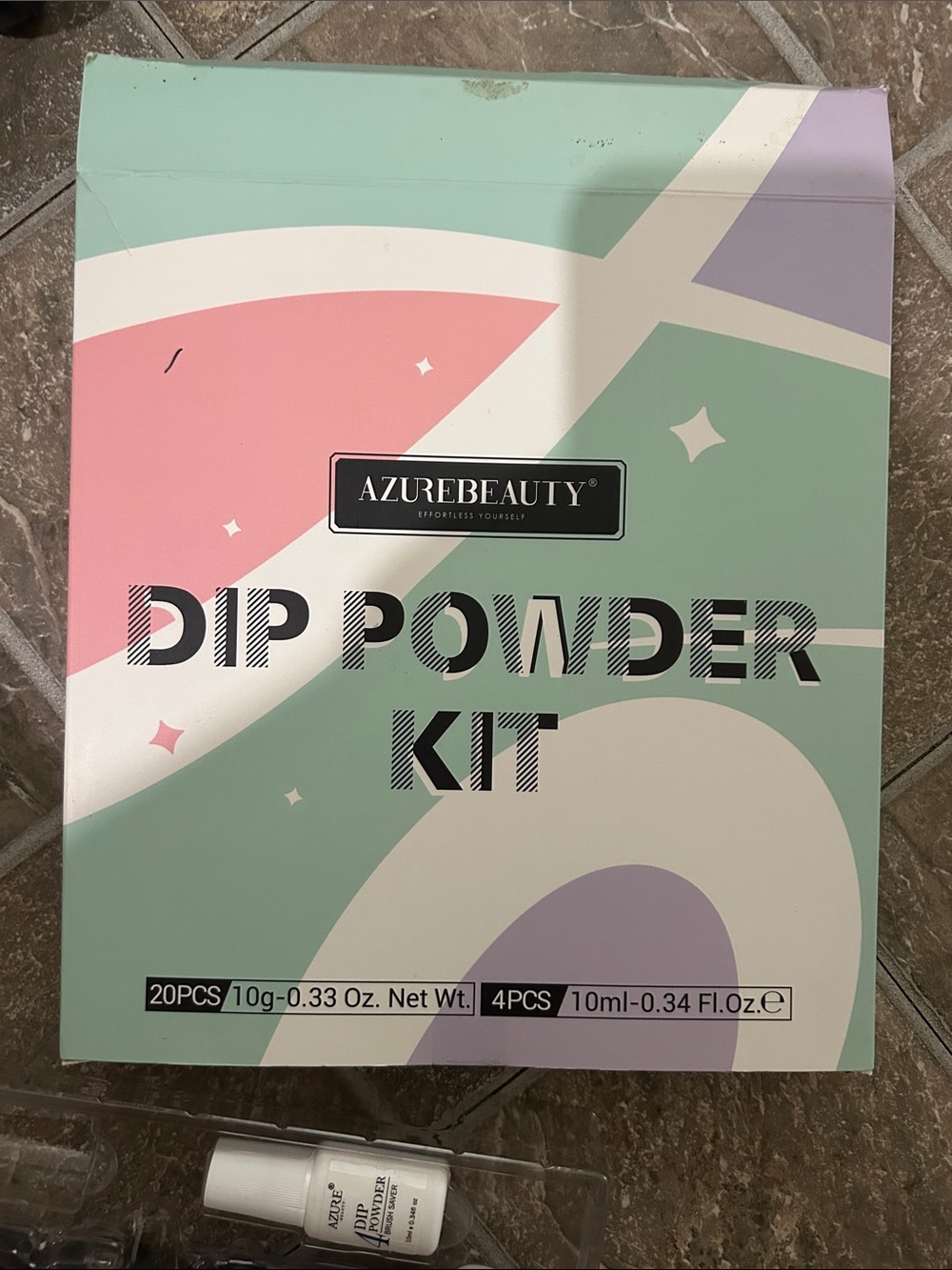 AzureBeauty Dip Powder Kit – Pastel Multi-Color Set